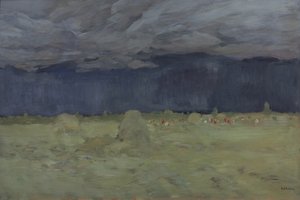 Hey-Making, 1900 av Isaak Ilyich Levitan