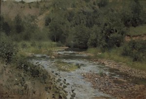 Ström, 1880-tal av Isaak Ilyich Levitan