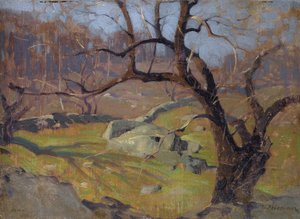 Utsikt nära Jalta, 1886 av Isaak Ilyich Levitan