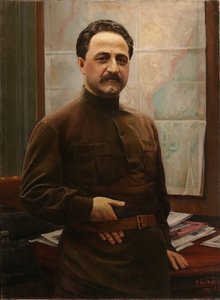 Porträtt av Grigory Sergo Ordzhonikidze 18861937, 1929