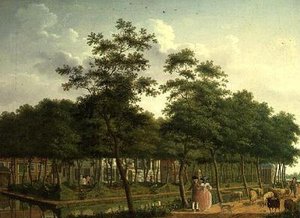 Elegant promenadstråk