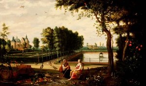 Vertumnus och Pomona (panel)