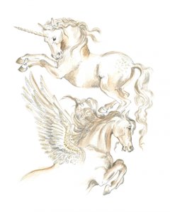 Enhörning och Pegasus