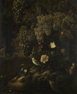 Vindruvor, blommor och djur av Isac Vromans