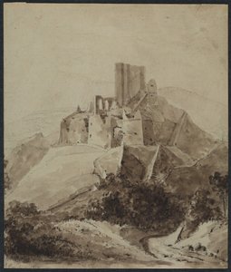 Ruinerna av Chateau d