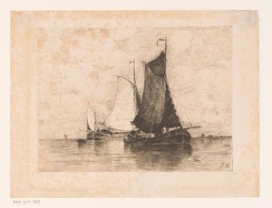Fartyg på Schelde av Isidore Meyers