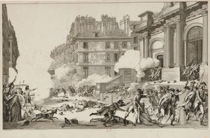 13 Vendémiaire. Napoleon Bonapartes undertryckande av den rojalistiska revolten ... i Paris, 1797.