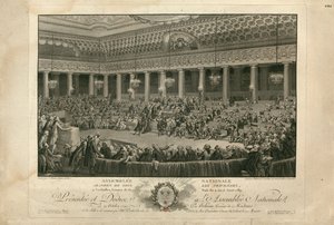 Natten den 4 augusti 1789 i nationalförsamlingen 1790.