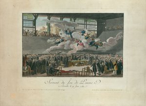 Tennisbaneeden den 20 juni 1789. av Isidore Stanislas Helman