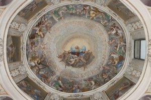 Paradiset med den evige fadern, ca 1623-34 (fresco) (detalj av 3496185)