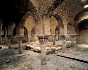 Arabiska baden i Jaén, hamam (turkiskt bad) av Islamic School