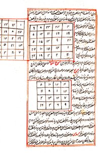 Illustration som visar matematiska diagram, från 1538 års utgåva, av 