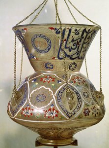Lampa, från Sultan Hasans moské, Kairo (glas)