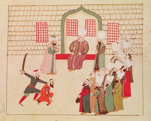 Ms 1671 En vesir som tittar på en avrättning av Islamic School