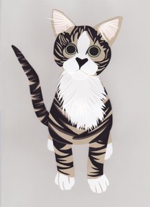 Pussycat, 2016 (papper) av Isobel Barber