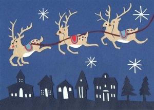 Reindeer, 2014 (klippt papper)