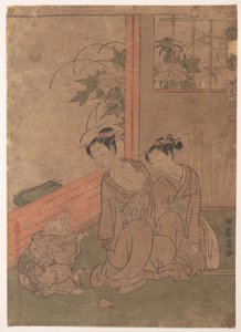 Fru Tō av Isoda Koryusai