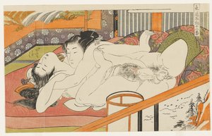 ”Unga älskande”, nr 10 ur ”Tolv scener ur kärlekens väg” (Shikidō torikumi jūniban)