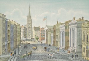 Wall Street, New York 1847.