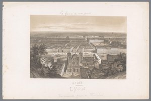 Zicht op Lyon en de katedraal från Fourvière Lyons. Översikt tagen från Fourvières Hedendaags Frankrijk (serietitel) Frankrike nuförtiden (serietitel)