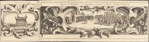 Belägringen av La Rochelle [skylt 14 av 16; uppsättningen omfattar 1952.8.97-112] av Israel Henriet or Abraham Bosse after Jacques Callot