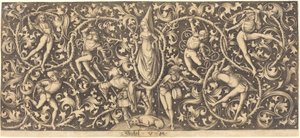 Prydnad med Morris Dancers, ca. 14901500.