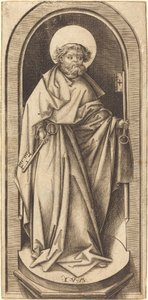 Sankt Peter, ca. 14901503. av Israhel van Meckenem