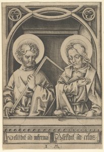 De heliga Thomas och Jakob den mindre, från The Apostles,.n.d.