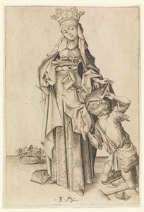 St Elizabeth av Israhel van Meckenem