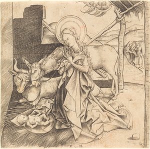 Födelsekyrkan. av Israhel van Meckenem