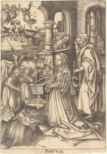 Födelsekyrkan, c. 14901500. av Israhel van Meckenem