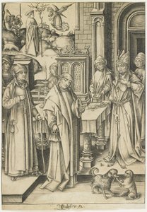 Överstepräst vägrar Joachims offer, ca. 1490-1500