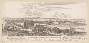 Utsikt över Lyon från Mr Pions hus Veue de Lyon du Chemin neuf de la maison Monsieur Pion (titel på objekt)