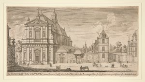 Jesuitnovitiat i St. Germain des Pres av Israël Silvestre
