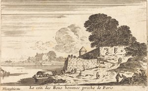 Hörnet av Good men nära Paris av Israël Silvestre