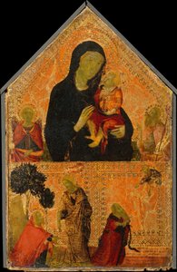 Madonna och barn med de heliga Mikael och Johannes Döparen, Noli Me Tangere...