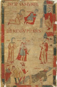 Fyra scener ur första Samuelsboken av Italian 11th Century