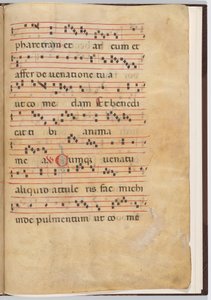 Blad 8 från ett antifonalt fragment