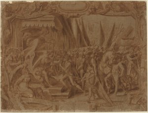 Historisk scen av Italian 16th Century