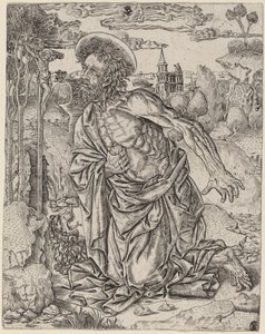 Den helige Hieronymus i botgörelsen av Italian 16th Century