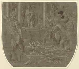 Saint Lawrences martyrskap av Italian 16th Century