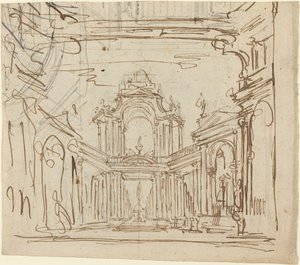Scendesign av Italian 18th Century