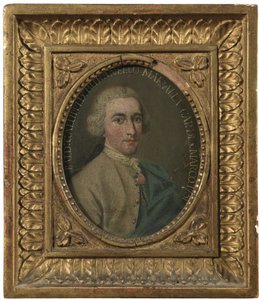 Porträtt av kompositören Baldassare Galuppi 1706-1785, 1751