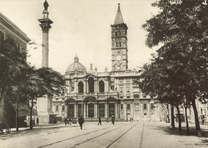 Basilikan S Maria Maggiore av Italian Photographer
