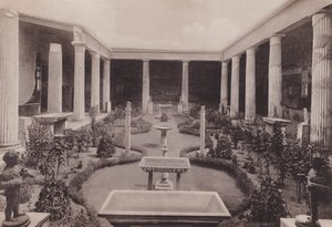 Casa Dei Vettii, Peristilio, House of the Vettii, the Peristyle (s/v foto) av Italian Photographer