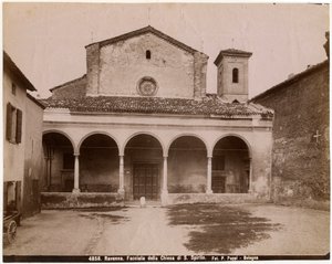 Church of Holy Spirit, Ravenna, Emilia-Romagna, Italien, fotografi av Pietro Poppi, Bologna, ca 1900 av Italian Photographer