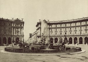 Exedra eller Termini Square av Italian Photographer