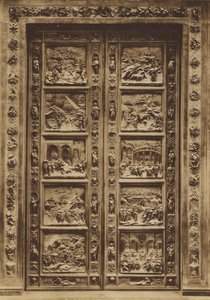 Firenze / Florence: Baptistery, The Main Door, Lorenzo Ghiberti (s/v foto) av Italian Photographer