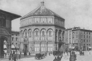 Florens, Baptisteriet (s/v foto) av Italian Photographer