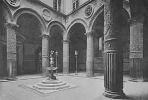 Florens, Palazzo Vecchio, The Cortil (s/v foto) av Italian Photographer